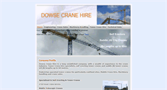 Desktop Screenshot of dowse-cranehire.co.uk